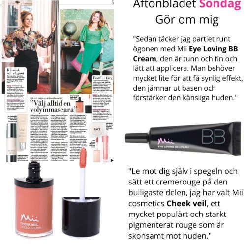 Cheek Veil, Aftonbladet söndag