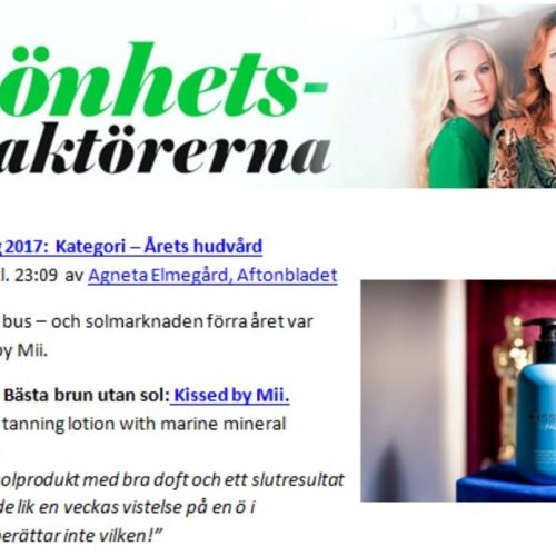 Effortlessly Easy Tanning Lotion, Årets Hudvård – Skönhetsredaktörerna